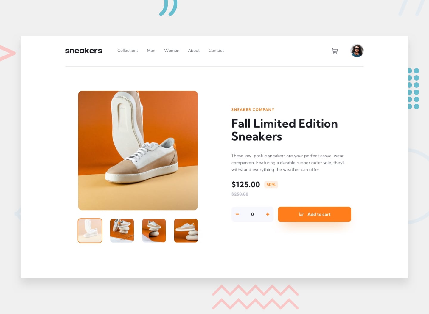 E-commerce product page - Project Design